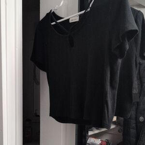 H&M Black Crop Top